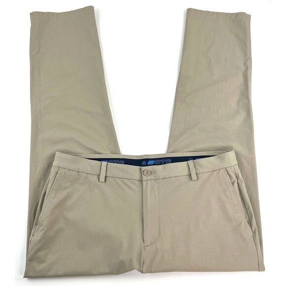 Vineyard Vines Men 38x32 Beige Performance On The Go OTG Pant Golf Original Fit - Picture 4 of 8